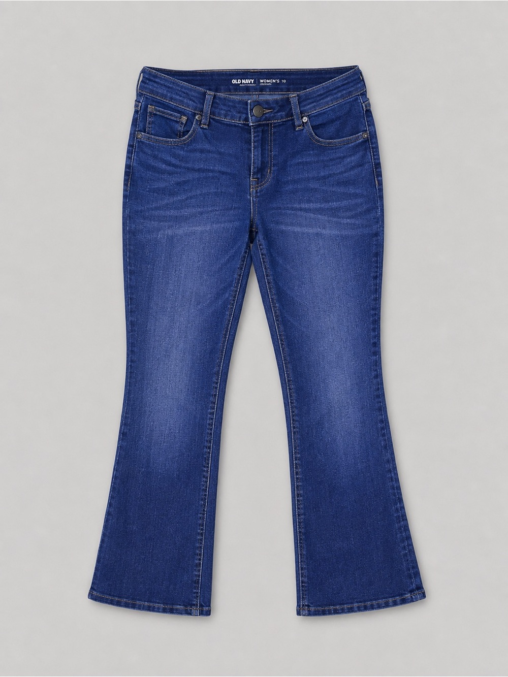 Old Navy Womens Original Mid Rise Jeans Straight Leg Size 8 Short